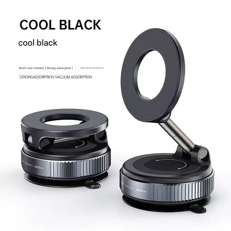 Soporte de Auto Magnético 360° con Ventosa de Vacío: Sujeción Ultra-Firme para Tablero y Cristal